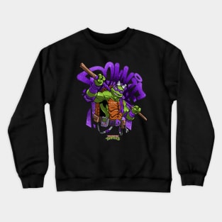 Teenage Mutant Ninja Turtle Donnie - Graffiti Cartoon Crewneck Sweatshirt